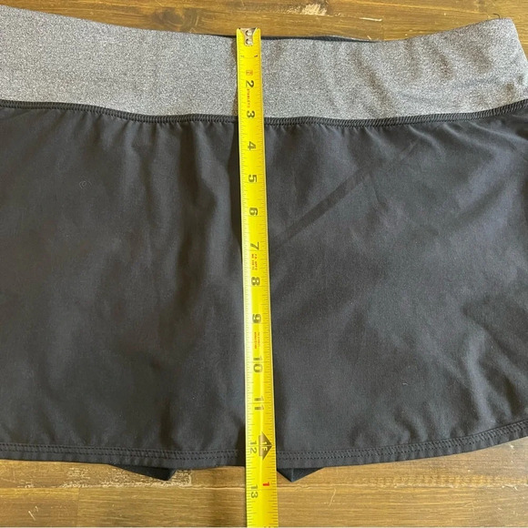 Nike Running Skirt Compression Black/Gray - Picture 7 of 8